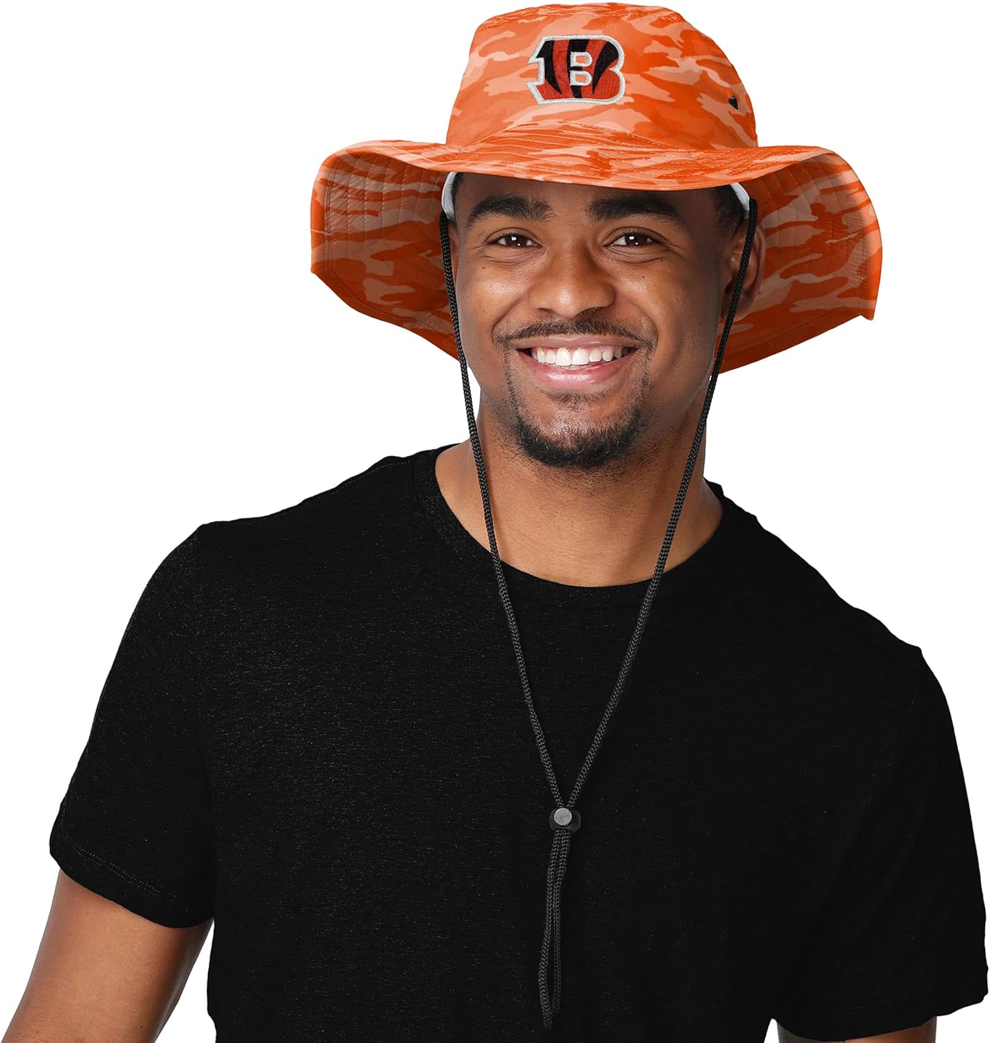 NFL Team Logo Color Camo Sport Outdoor Sun Bucket Boonie Hat - Image 2