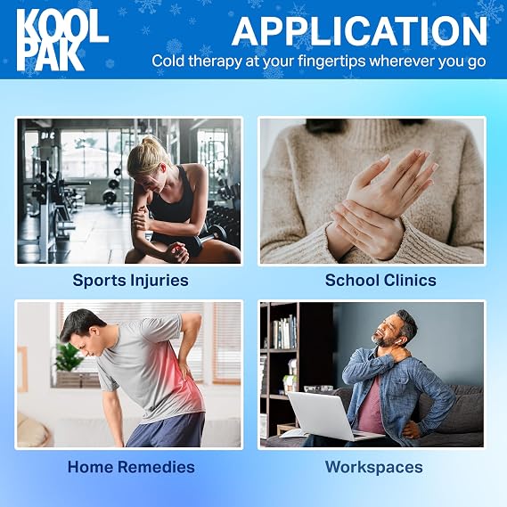 Koolpak Original Instant Ice Packs - 12 x 29cm - 10 Pack