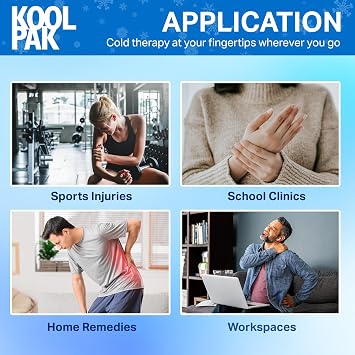 Koolpak Original Instant Ice Packs - 12 x 29cm - 10 Pack