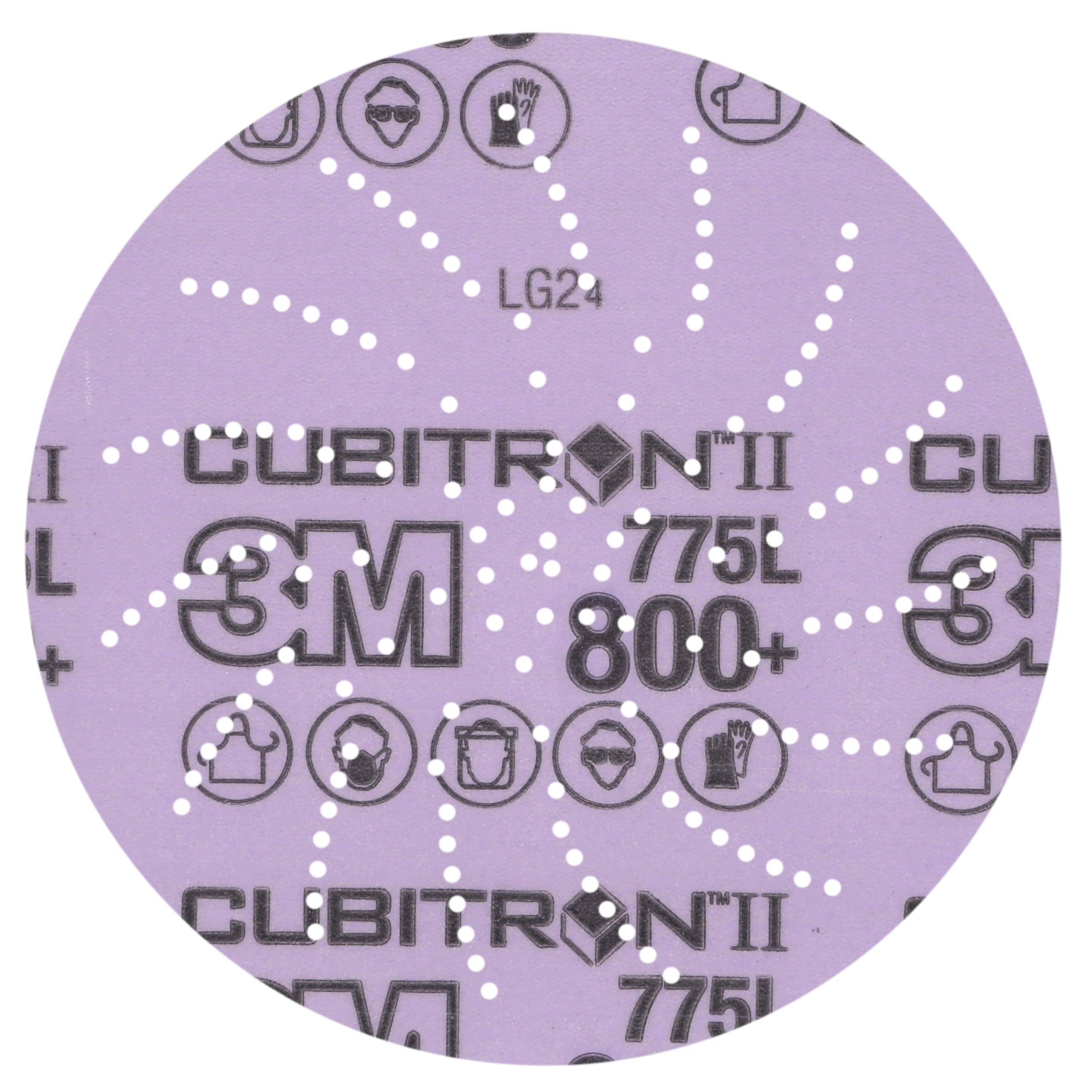 3M Xtract Cubitron II Film Disc 775L, 800+ 3MIL, 127 mm x NH, 50/Package