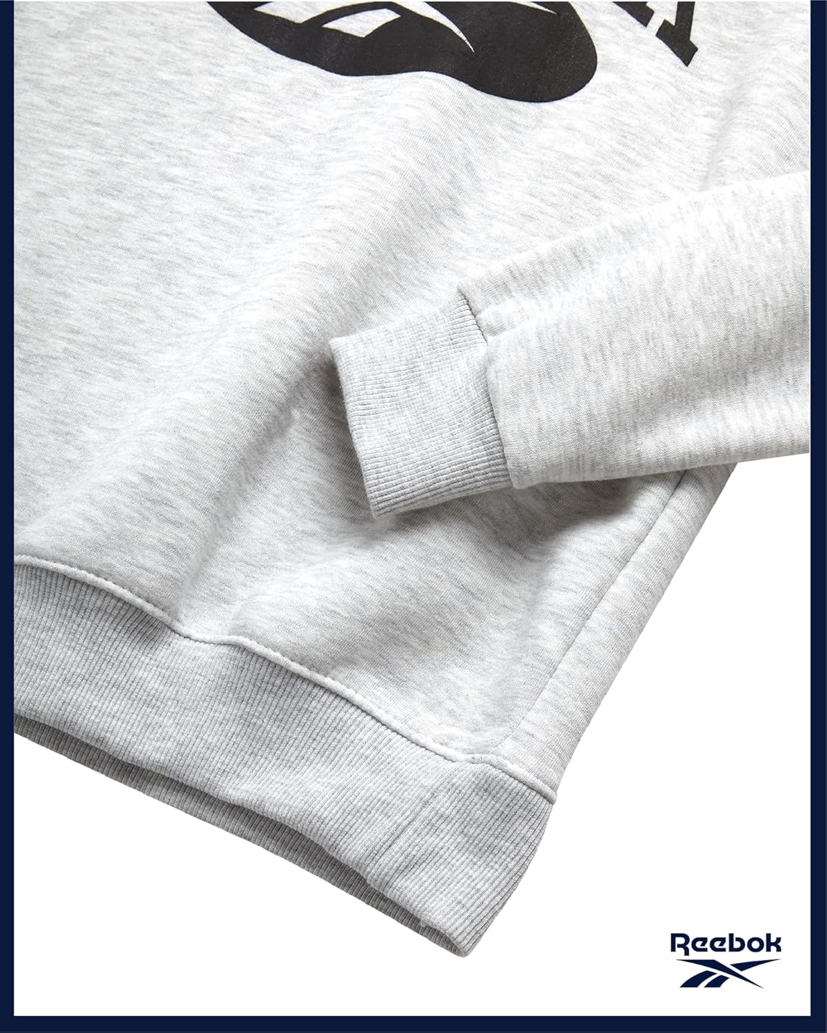 Reebok Active Boys Short Sets - 2 Piece Athletic Lightweight Knit Pullover Hoodie Sweatshirt and Activewear Boys Shorts Sets 6 Light Grey Heather/Black image 5 of 7 B0F4XZ3DGD