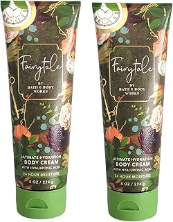 Bath and Body Works Fairytale Body Cream Ultimate Hydration Gift Set For Women 2 Pack 8 Oz. (Fairytale)
