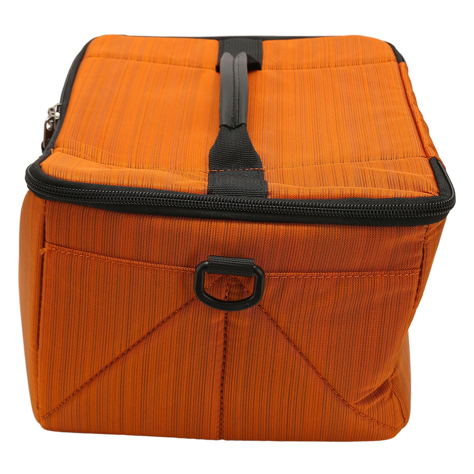 Bolsa Impermeable para Cámara Naranja, Mochila DSLR de Gran Capacidad con 6 Divisores, Capacidad para 2 Cámaras y 6 Lentes, con Correa Ajustable, para Fotógrafos