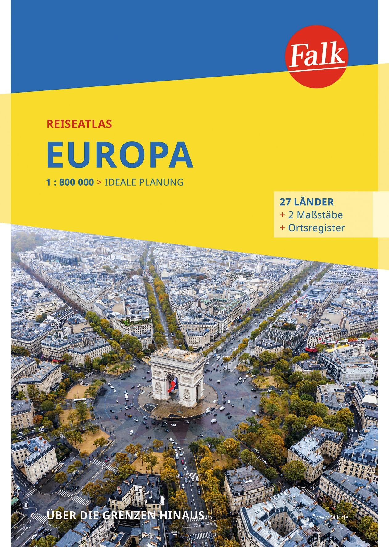 Falk Reiseatlas Europa 1:800.000: Straßenatlas und Autoatlas