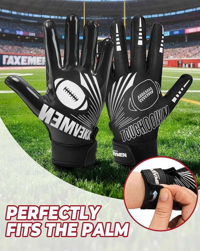 Guantes de fútbol para hombres de alto rendimiento miniatura 3