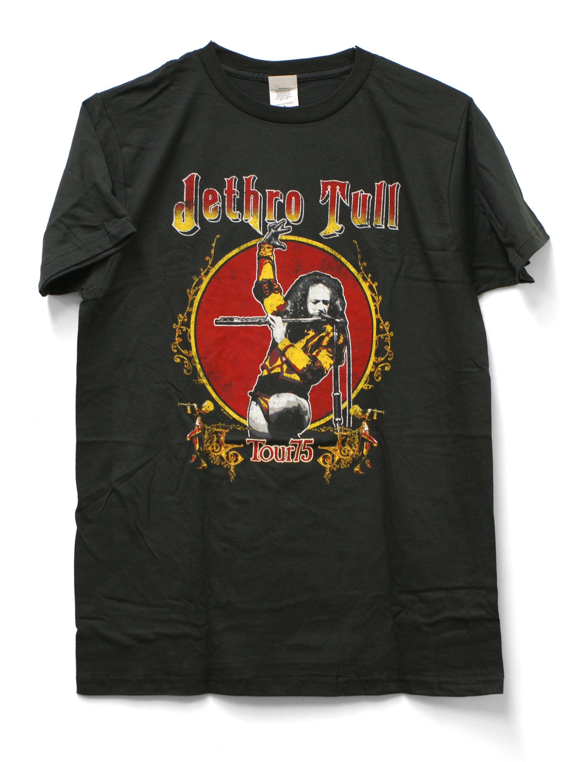 Amazon.com: Jethro Tull - T-Shirt Tour 75 size