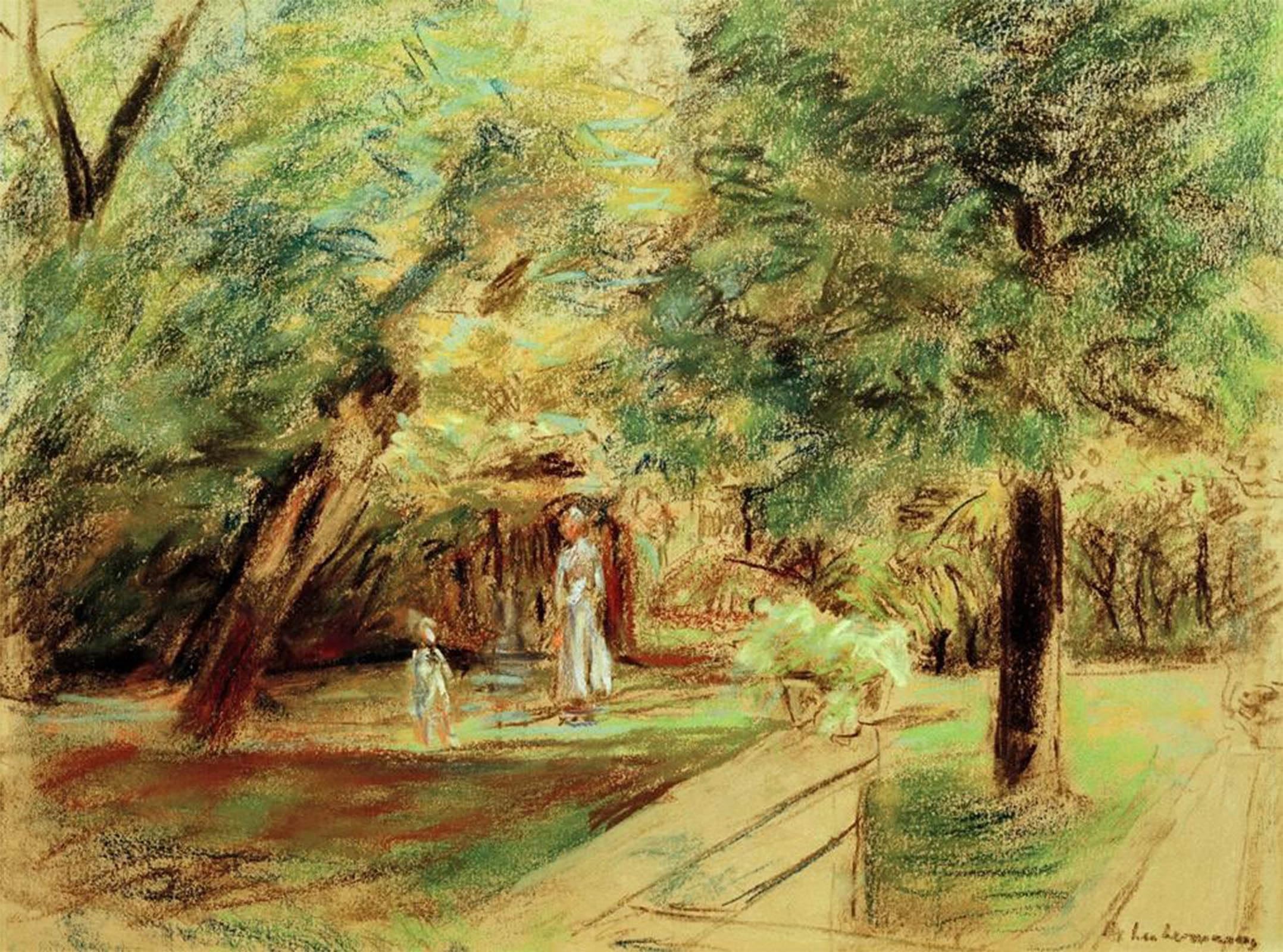 Cuadro en lienzo de Max Liebermann (60x90cm) para decoración de pared en dormitorio 5