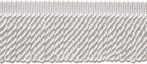 Miniatura 32 de Borde de flecos de lingote de 2 1/2 pulgadas (estilo # EF25) rosa polvoriento #K13 (rosa claro) paquete de 5 yardas (15 pies/14.8 ft)