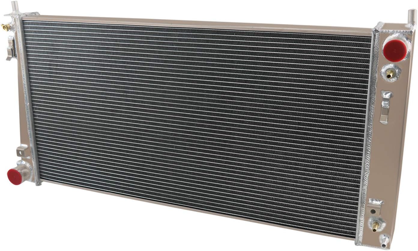 ALLOYWORKS 3 Row 52mm Aluminium Radiator For 1999-2003 Ford Expedition F-150 F-250 F-350 Super Duty 4.6 5.4L 99-02 Lincoln Navigator 5.4 V8