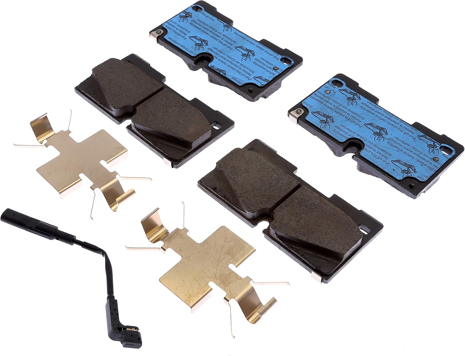 ACDelco Gold 17D2173CH Ceramic Front Disc Brake Pad Set