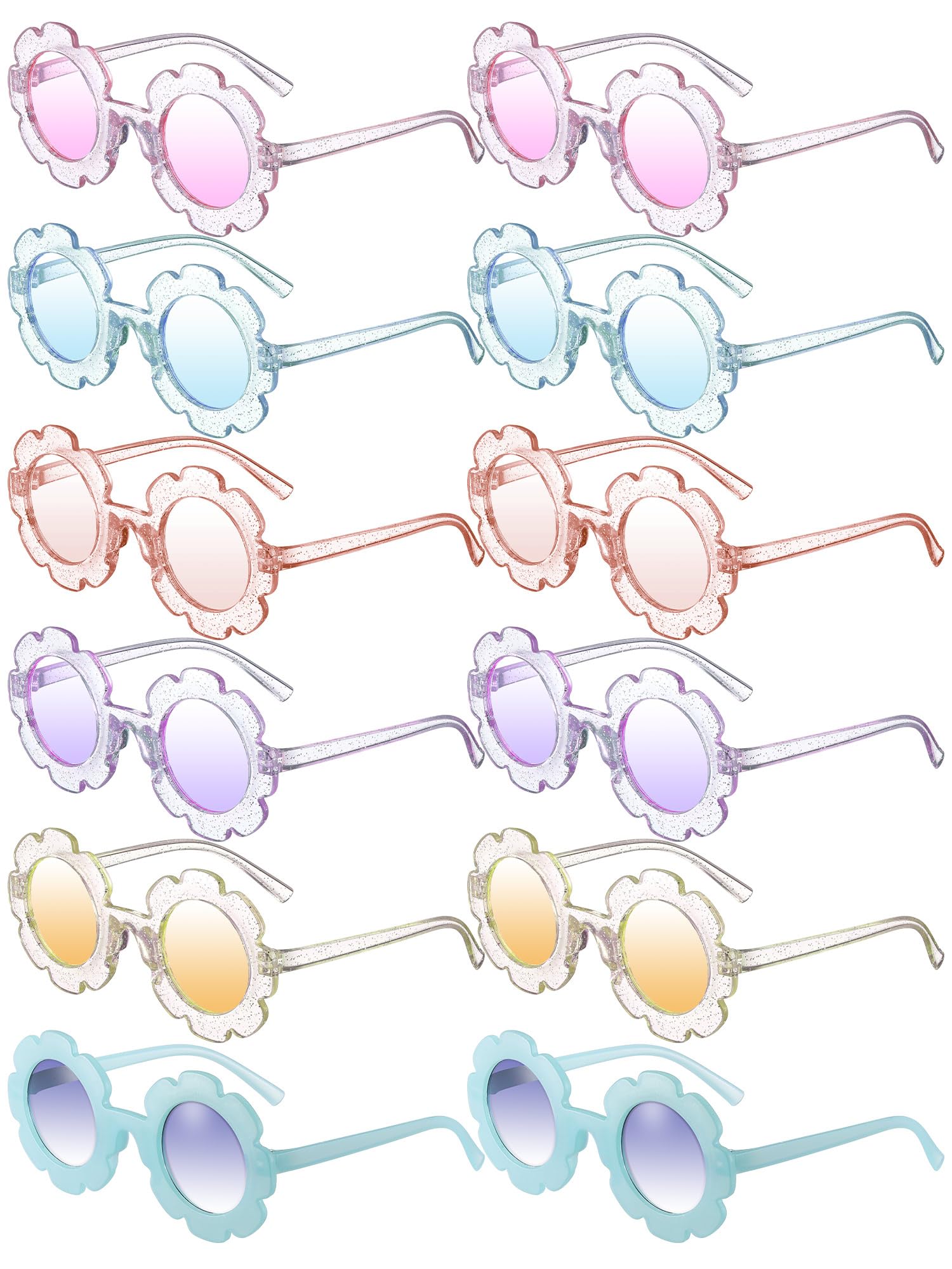 Geyoga Flower Sunglasses for Kids Girls Toddler Party