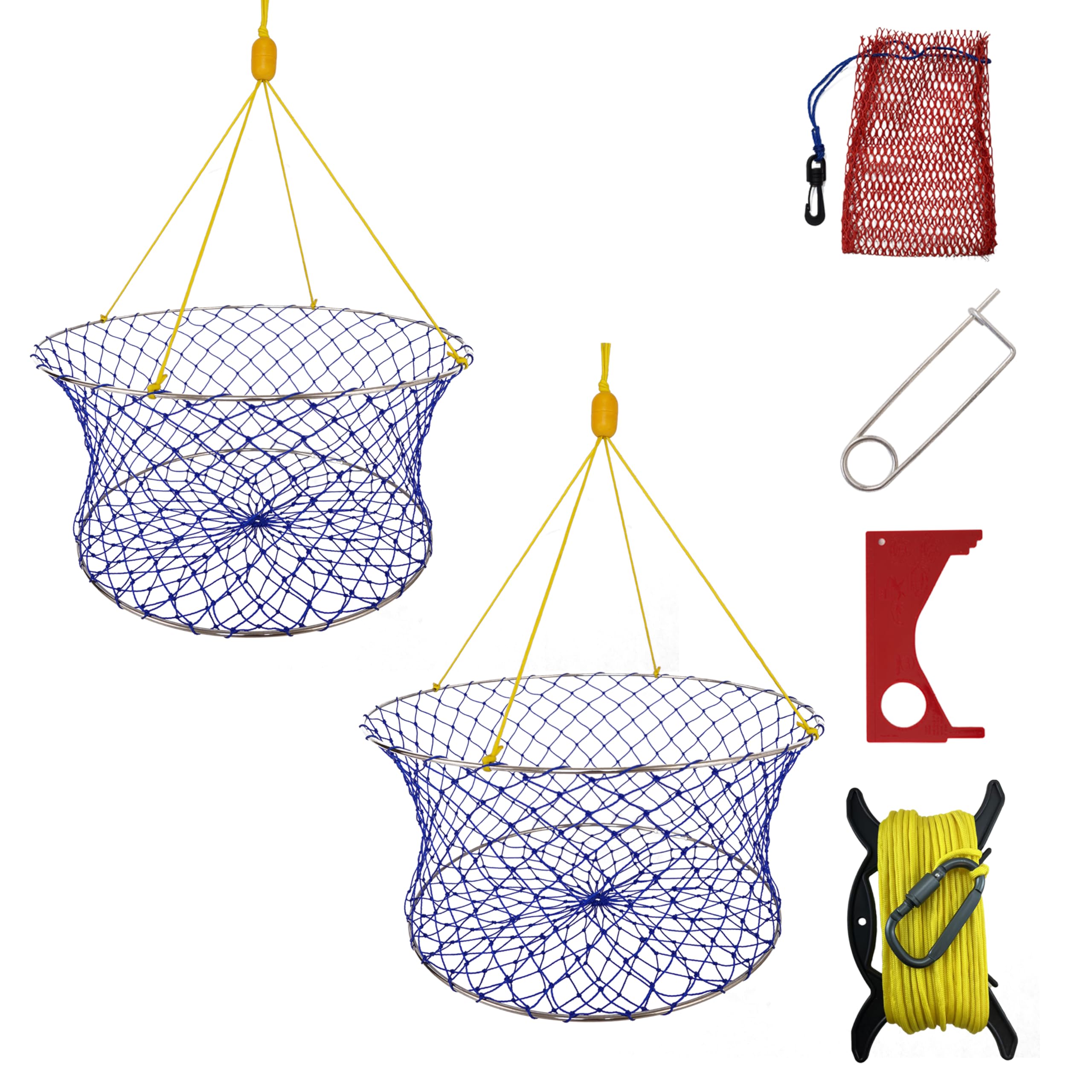 Stainless Crab Ring Trap Kit