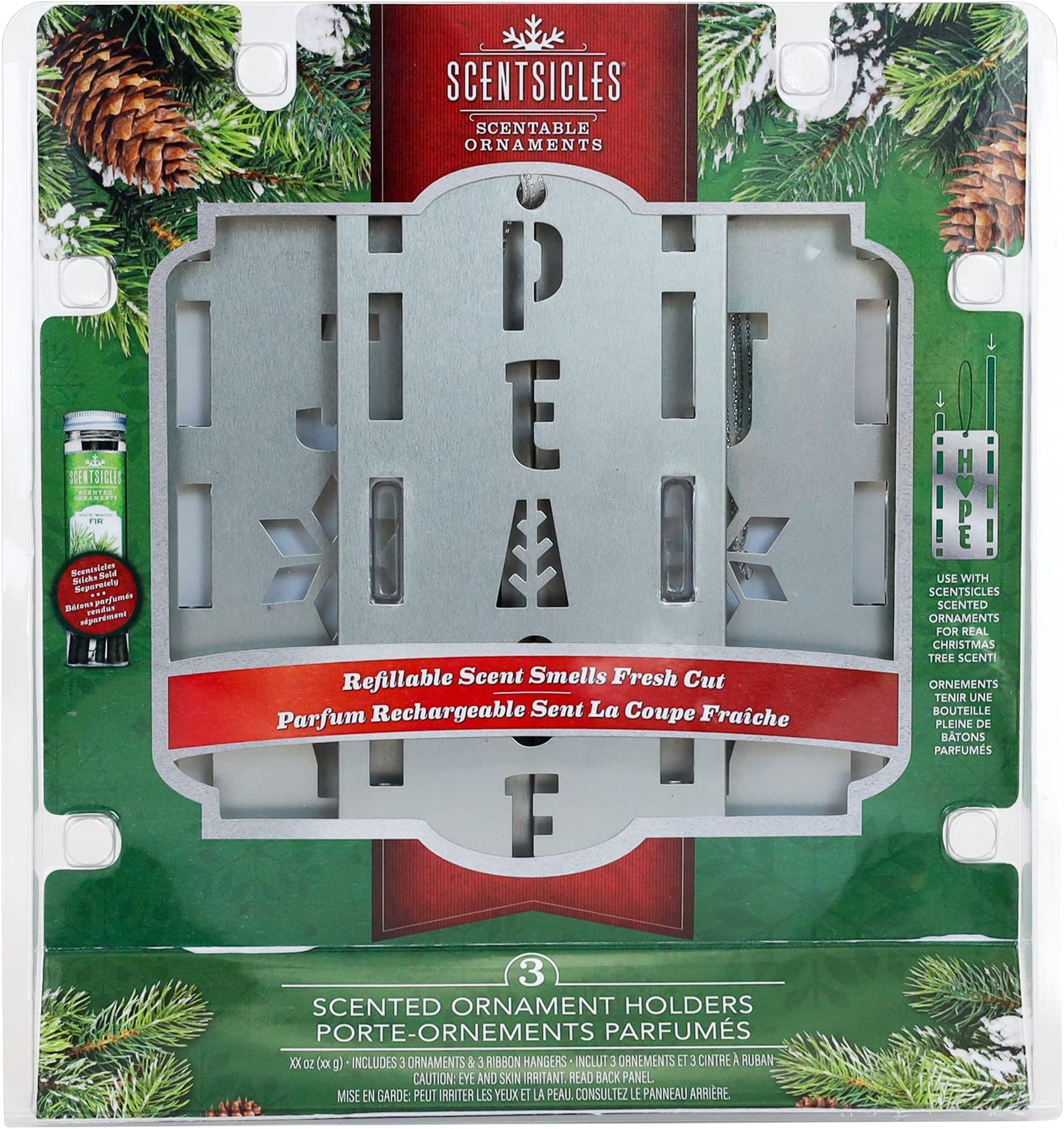 Scentsicles 3 Scented Ornament Holders