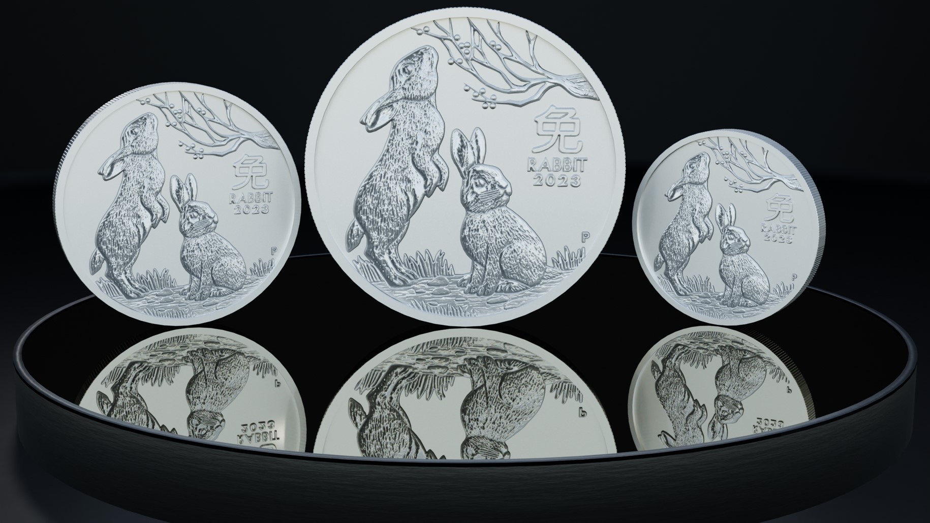 2023 P 1/2 oz Silver Australian Lunar Series III Year of the