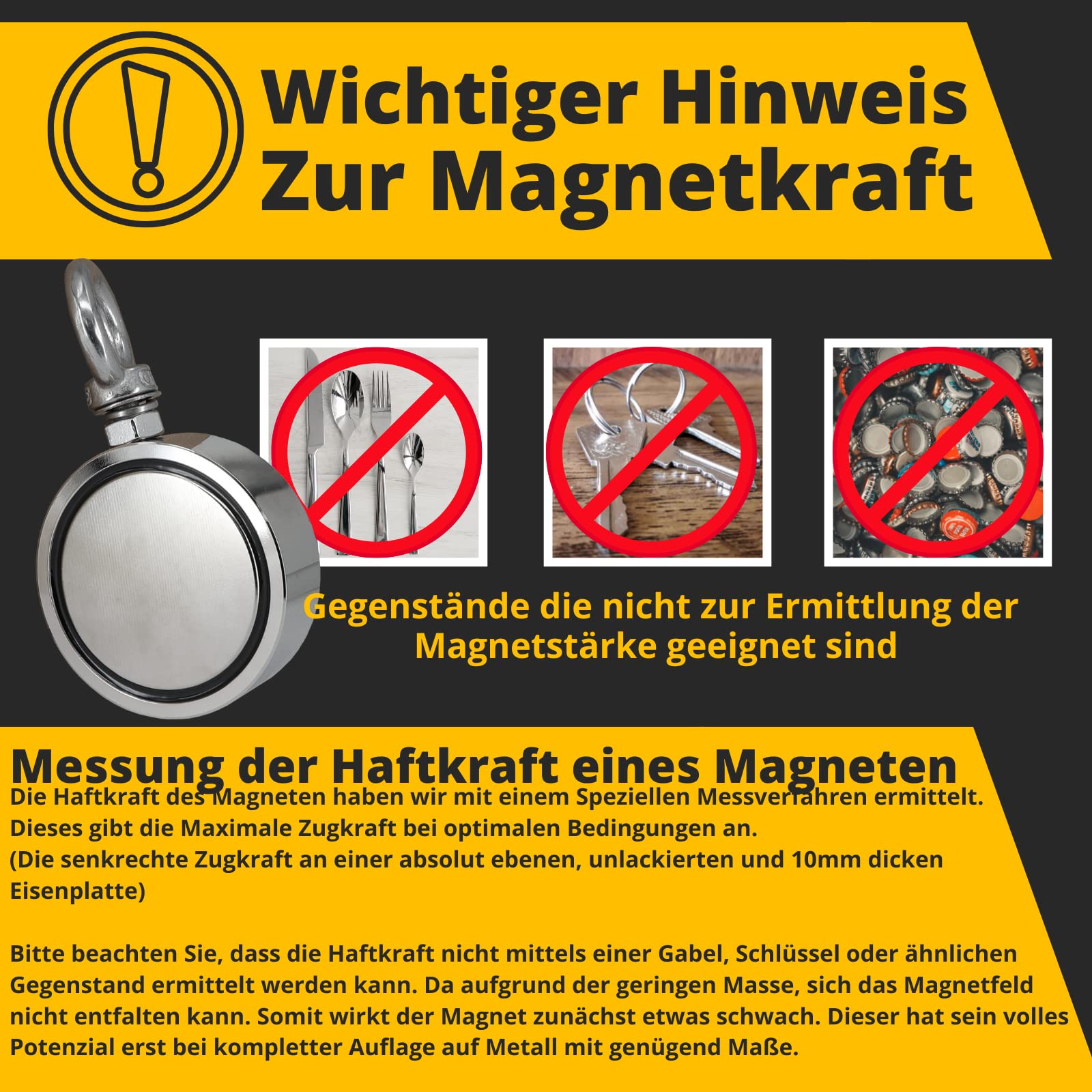 Zestaw magnetycznych wędkarzy neodymowych – 116 mm – 800 kg siły ciągnącej – magnes górski – kompletny zestaw z linką o długości 20 m, wodoodporne rękawice do łowienia magnetycznego