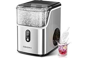 EUHOMY Countertop Nugget Ice Maker with 35lbs/24H Ice Capacity