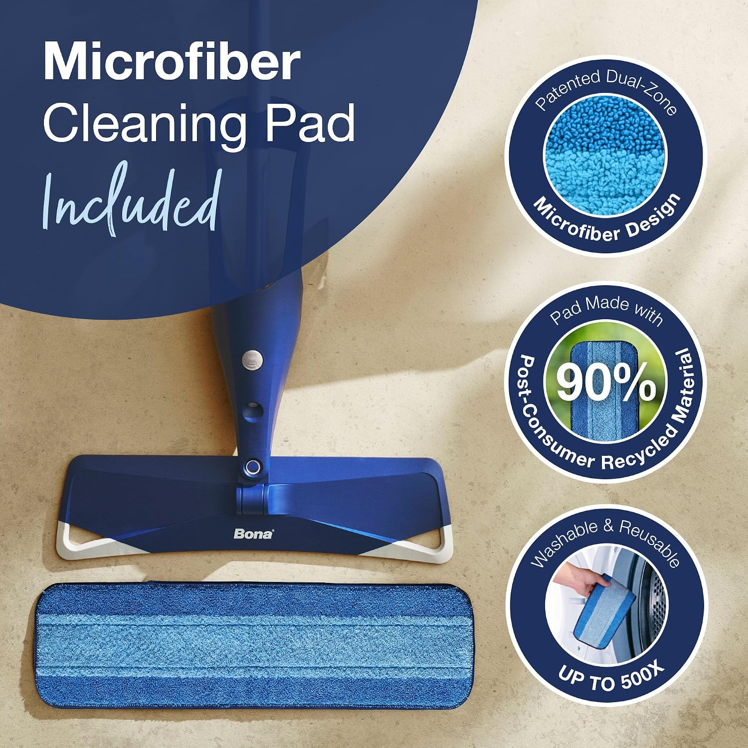 Bona Hardwood Floor Premium Spray Mop - Includes Wood Floor Cleaning Concentrate photo 7