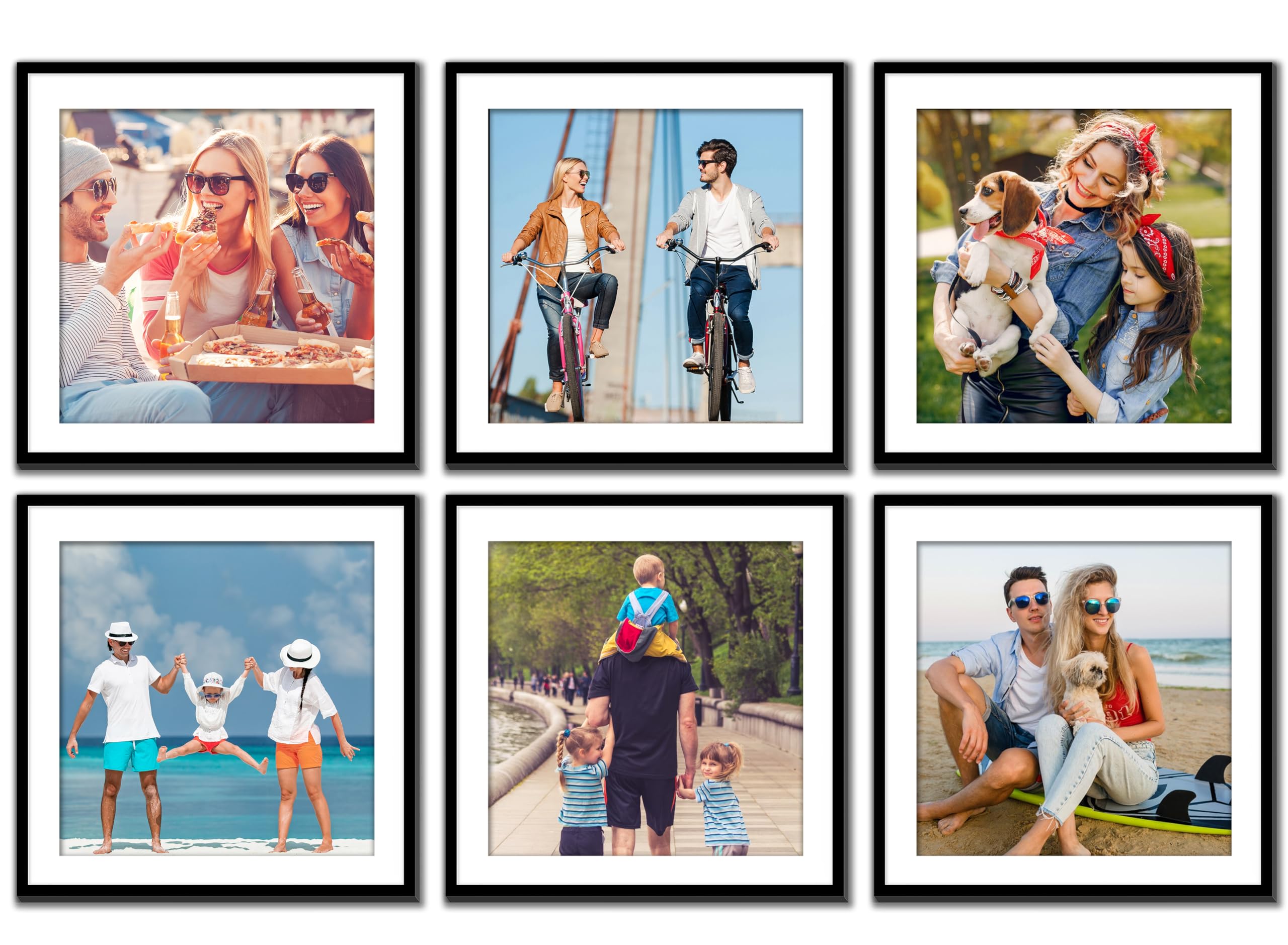 Panther Print Personalised Photo Tiles, Custom Photo Wall Art with Your Pictures, Stickable Removable Photo Prints for Home & Office Decor, Sets of 1/3/6/9 Tiles, 8x8 & 12x12 Inch