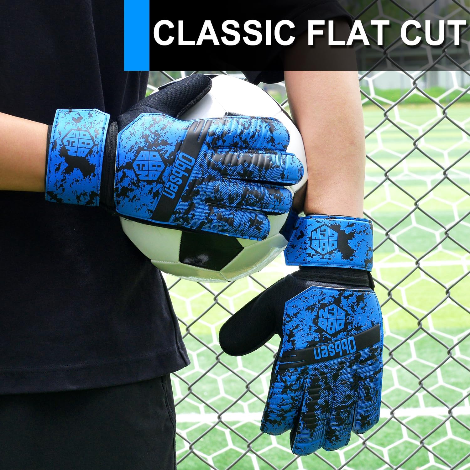 Soccer Goalie Gloves for Kids, Youth&Adult Soccer Goalkeeper Gloves, Strong Grip Goalkeeping Gloves with Finger Protection, Men/Women/Boys/Girls - Image 5