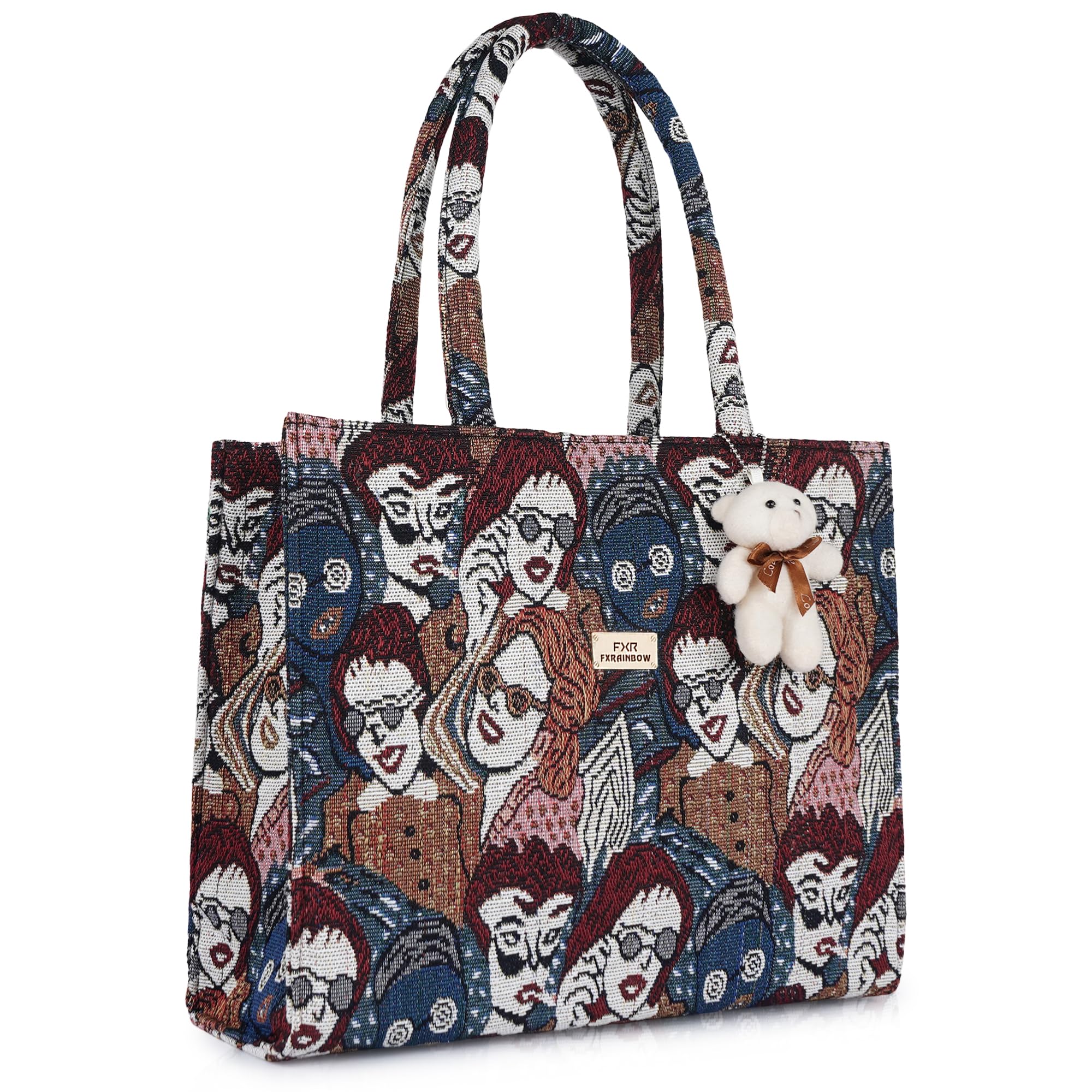 fxr fxrainbow Women's Tote Bags - Stylish Handbags for Office, College & Party Use | Spacious & Trendy Shoulder Bag for Work-picture-49