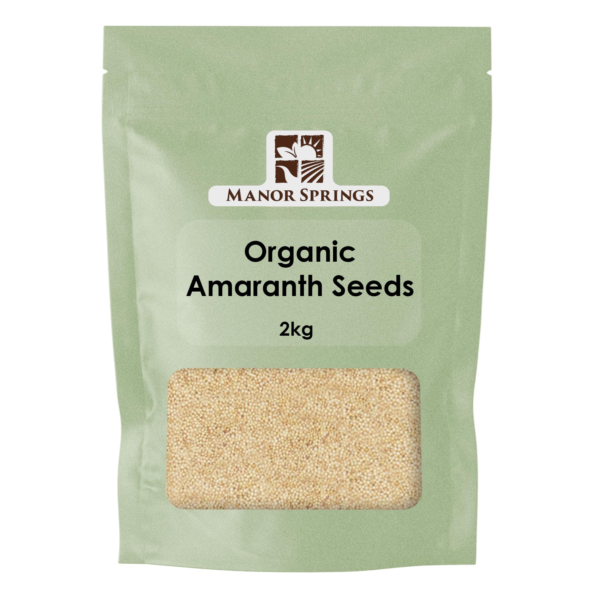 Organic Amaranth Seeds 2kg by Manor SpringsSoil AssociationSoil AssociationSoil Association