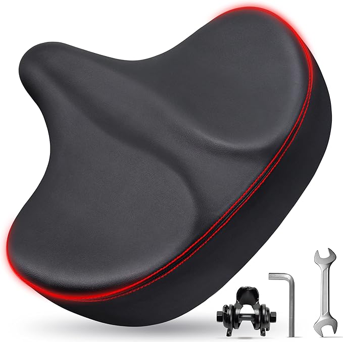 Peloride Extra Wide Bike Seat Compatible with Peloton OG