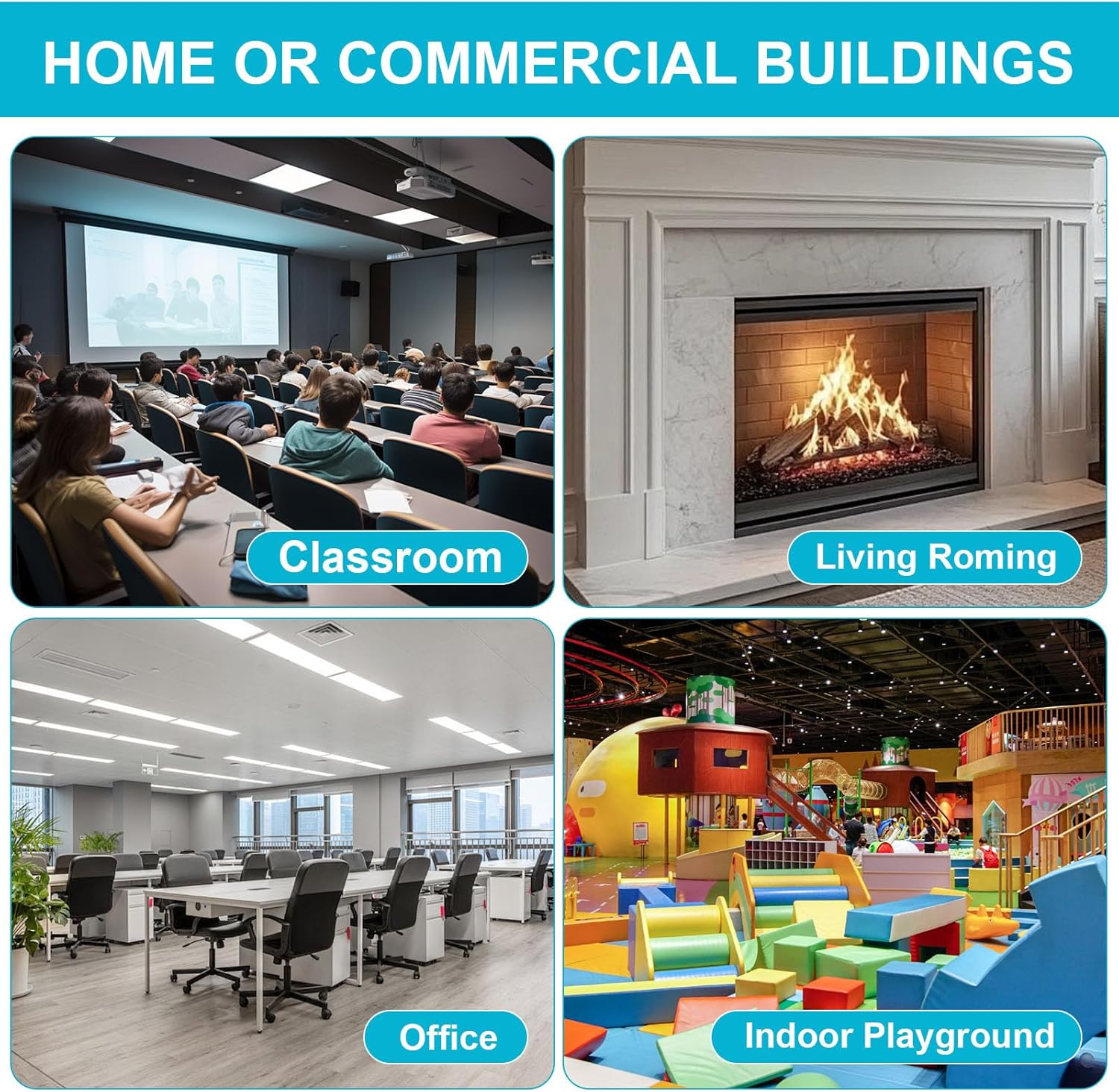 16 3/8x21 1/2x1 (6 Pack) Air Filter, MPR 1900 & FPR 10, MERV 13 Pleated Air Filter (Actual Size: 16 3/8x21 1/2x3/4 inch)