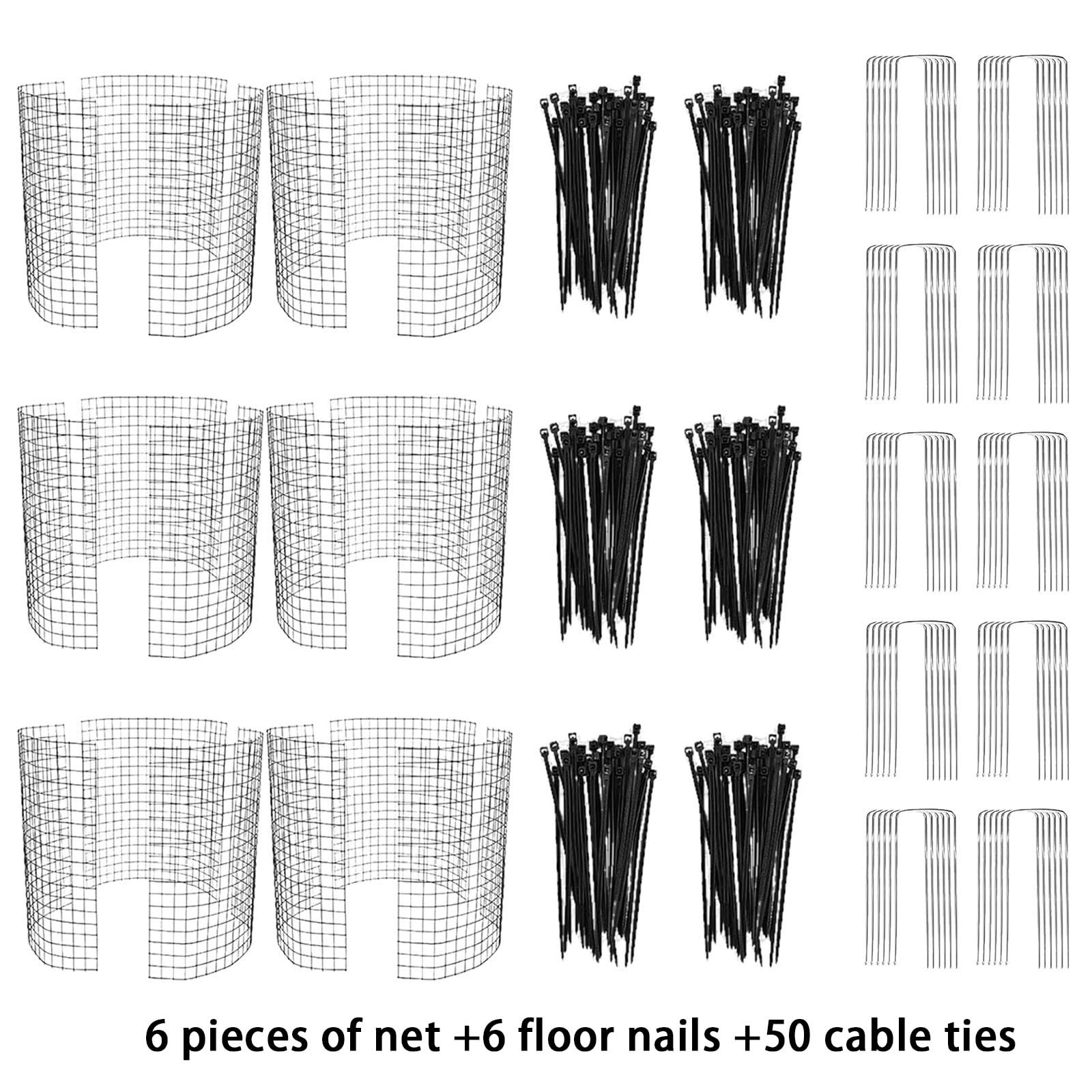 Protecteur de Plantes Inox 30,5 cm Cage de Protection pour Jardin