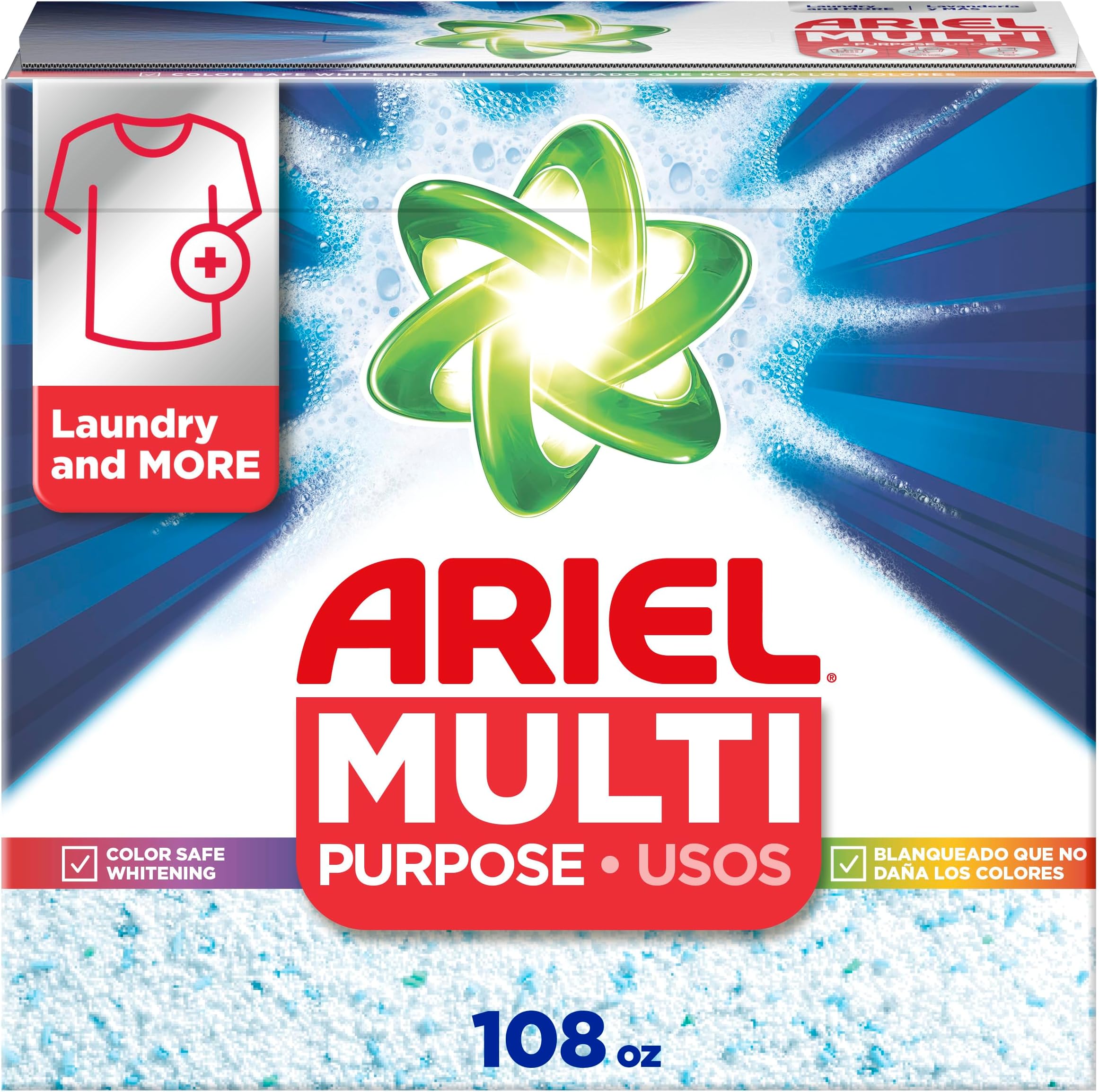 Ariel Color Safe, Multi-Use Powder, 108 oz