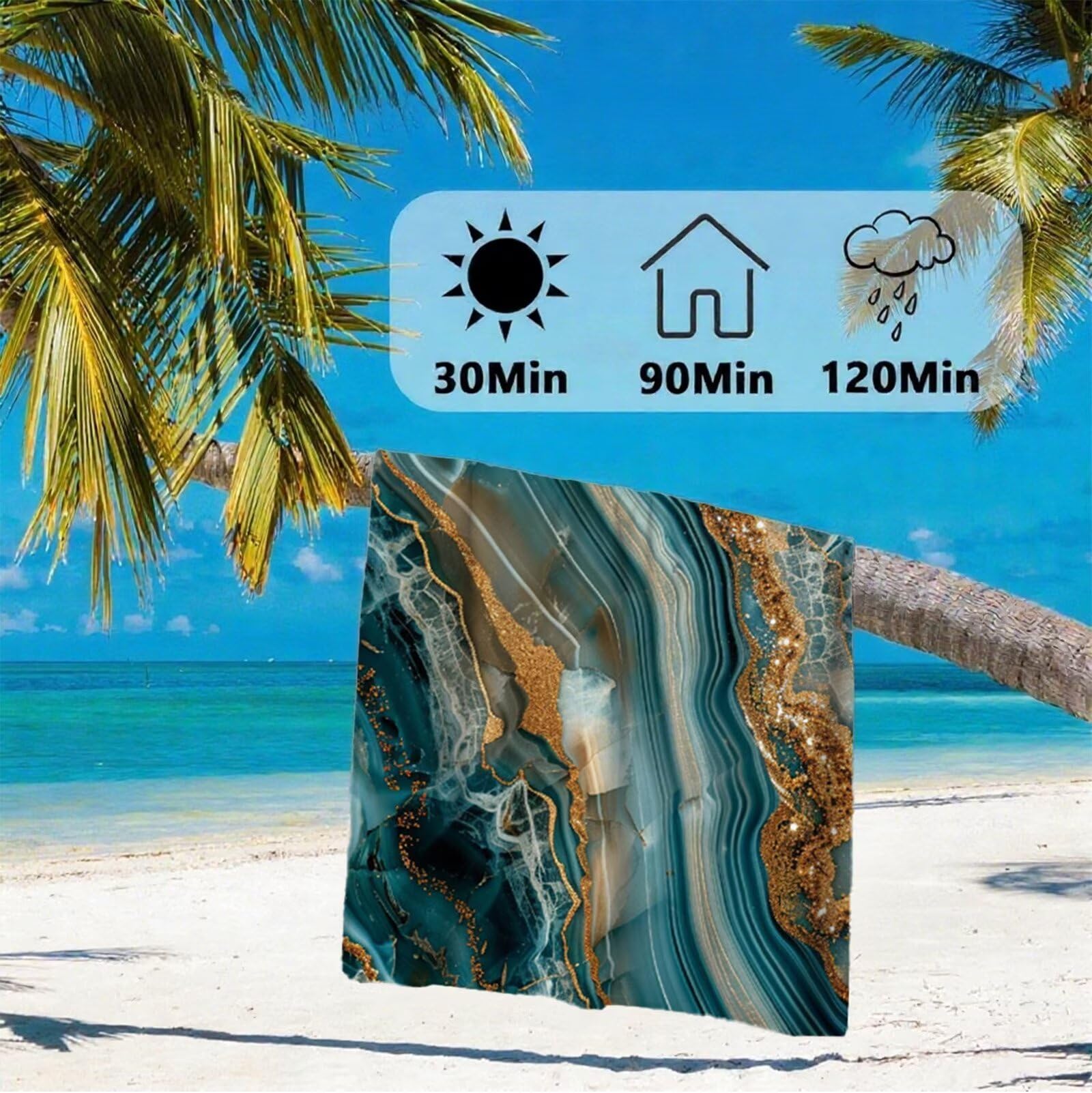 Telo Mare Microfibra 220x100 cm Telo Mare Grande, Asciugamano Palestra Asciugatura Rapida, Stuoia Campeggio Anti-Sabbia, Morbido, Assorbente, con Borsa Portaoggetti, Accessori Campeggio, Regalo Y2-630