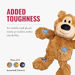 Kong Wild Knots Squeaker Bears for Dogs, Medium/Large, Colors Vary