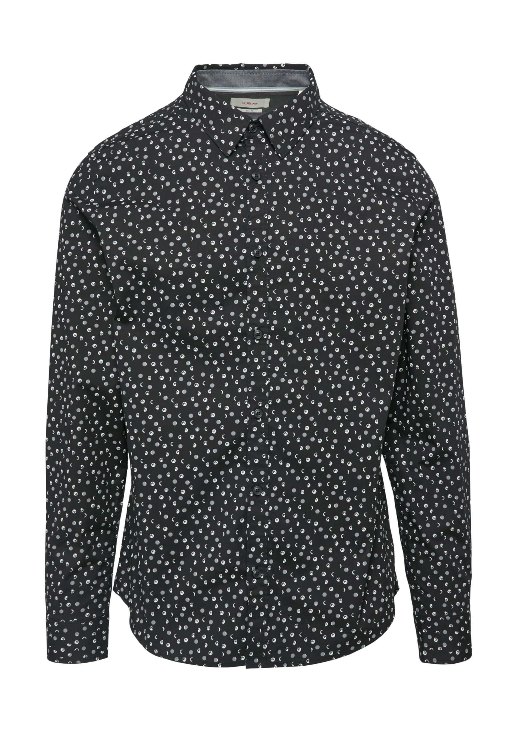 s.Oliver Men's Slim Fit Shirt with Kent Collar