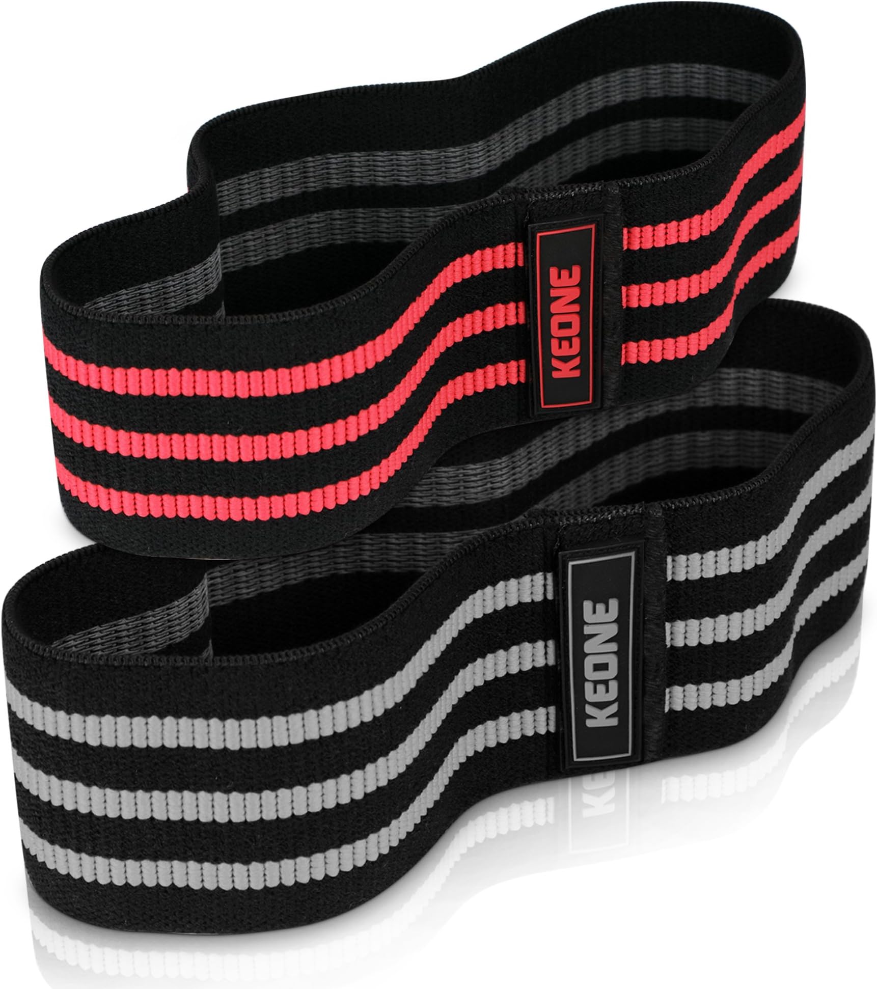 Booty Bands - Workout Resistance Bands for Legs and Butt - Non Slip Fabric Resistance Hip Band for Glute Activation, Made for Beginner, Intermediate and Professional Use