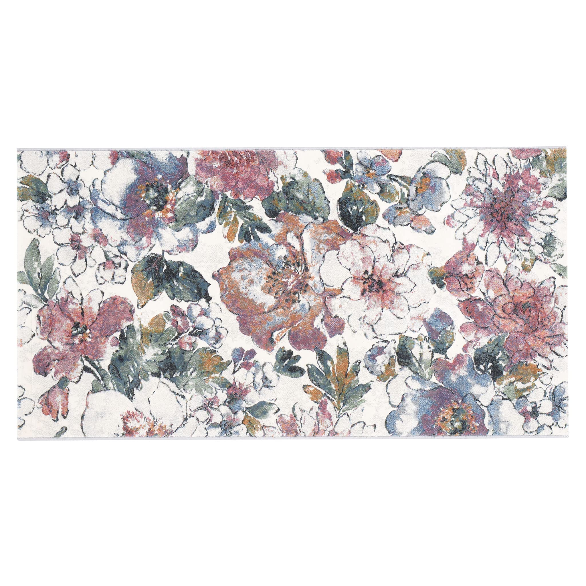 Tapis Agatha multicolore 133 x 195 cm pour protéger et isoler un sol froid