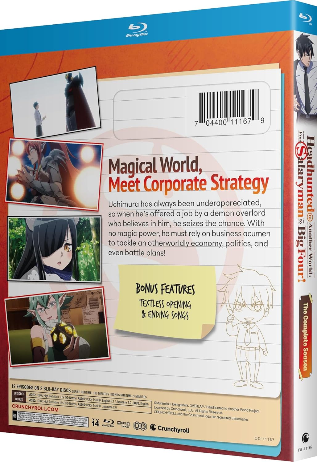 Headhunted To Another World: From Salaryman To Big Four! - The Complete Season - Blu-ray