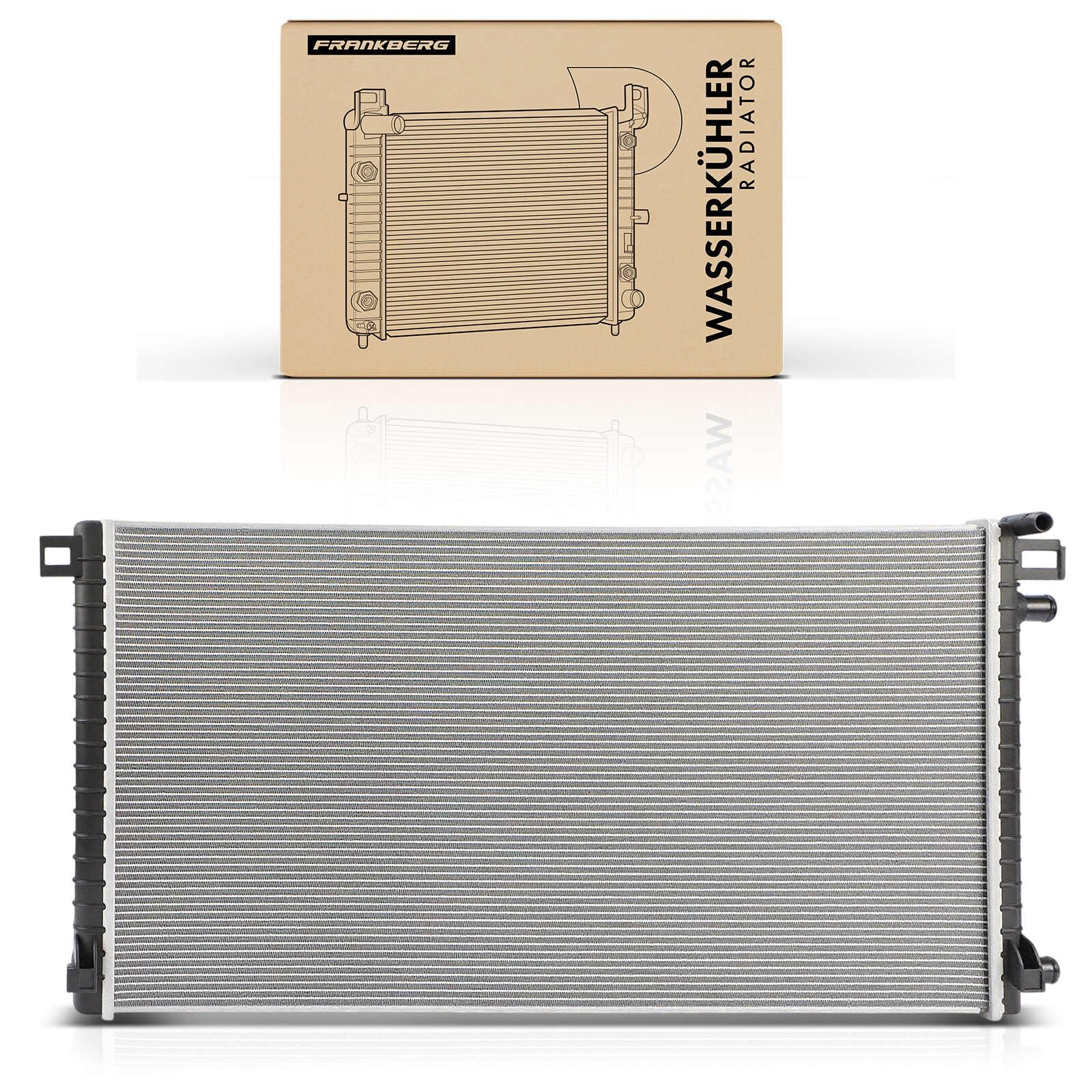Frankberg Radiatore motore ad acqua, compatibile con E-Tron GEN GEA Q8 GEG GET quattro 2018-2025, ricambio # 606787,4KE121251B