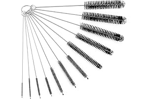 12-Inch Nylon Straw Cleaner Brush Set for Water Bottle