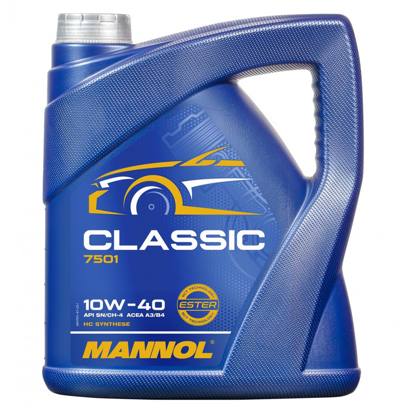 4x 4L MANNOL Classic 10W-40 Motoröl passend für API SN/CH-4 ACEA A3/B4 JASO MA2 VW 505.00 502.00