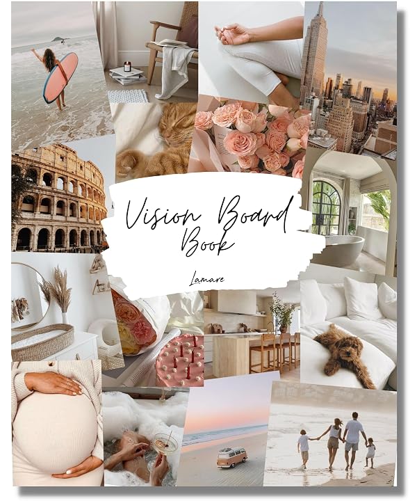 Lamare Vision Board Book -1000+ Images, Vision Board Supplies for Women by Lamare - Used condition - US$21.80