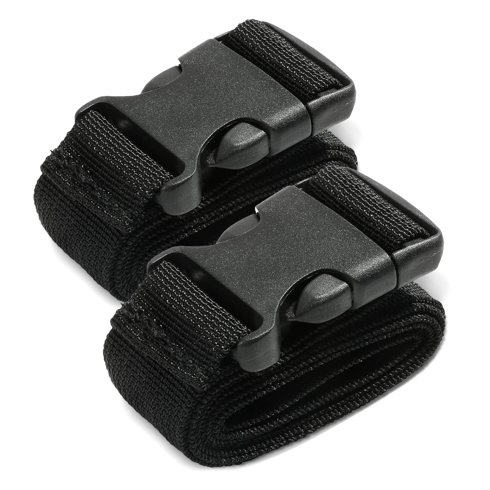 QZTYTY 2PCS 39" Car Battery Tie Down Straps, Battery Strap, Adjustable Auto Tie Down Band with Quick Release Buckle, Universal Black Automotive