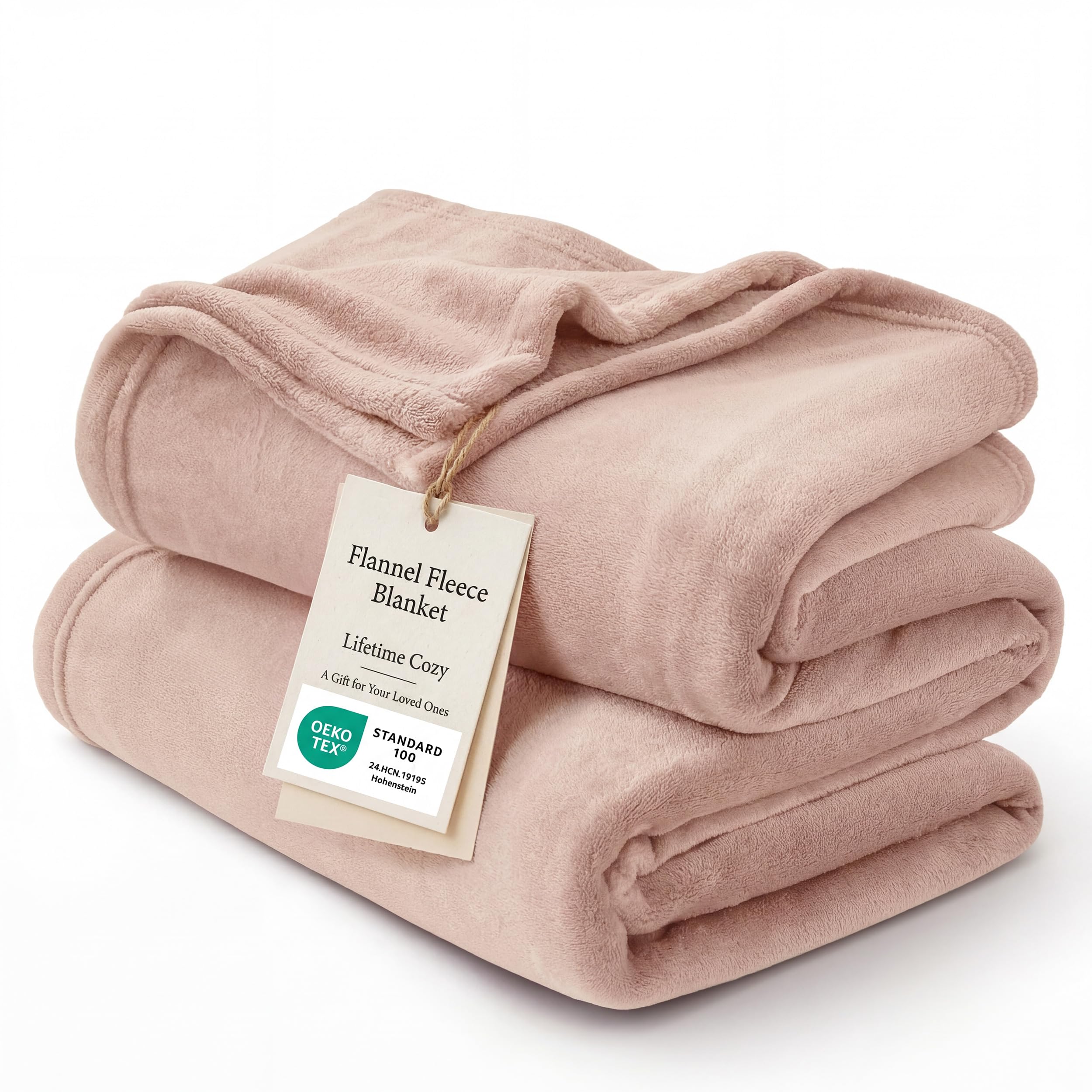 Amazon.com: Bedsure GentleSoft Fleece Blankets King Size Dusty