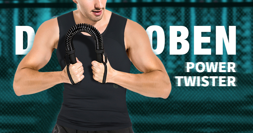 Power Twister Regolabile 3 In 1 - Expander Per Braccia, Spalle E Petto, 30-50 Kg, Marca Doben - Foto 12