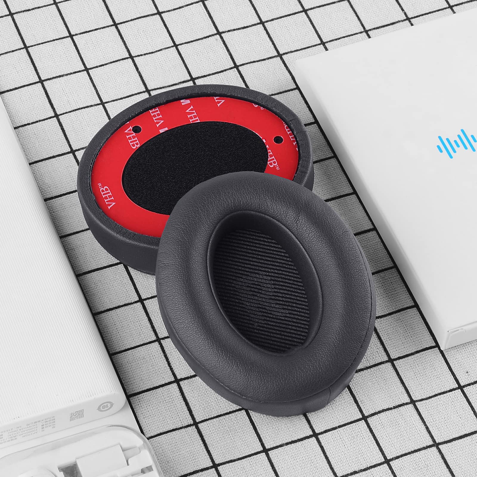 Geekria Ersatz-Ohrpolster Für JBL Everest Elite 700 – Protein-Leder, Schwarz