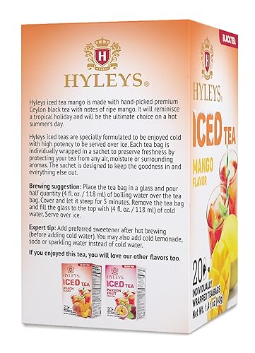 Miniatura 7 de Hyleys Gut Health Super Berries Tea  Apoyo digestivo natural con mezcla de té verde de primera calidad  25 bolsas de té