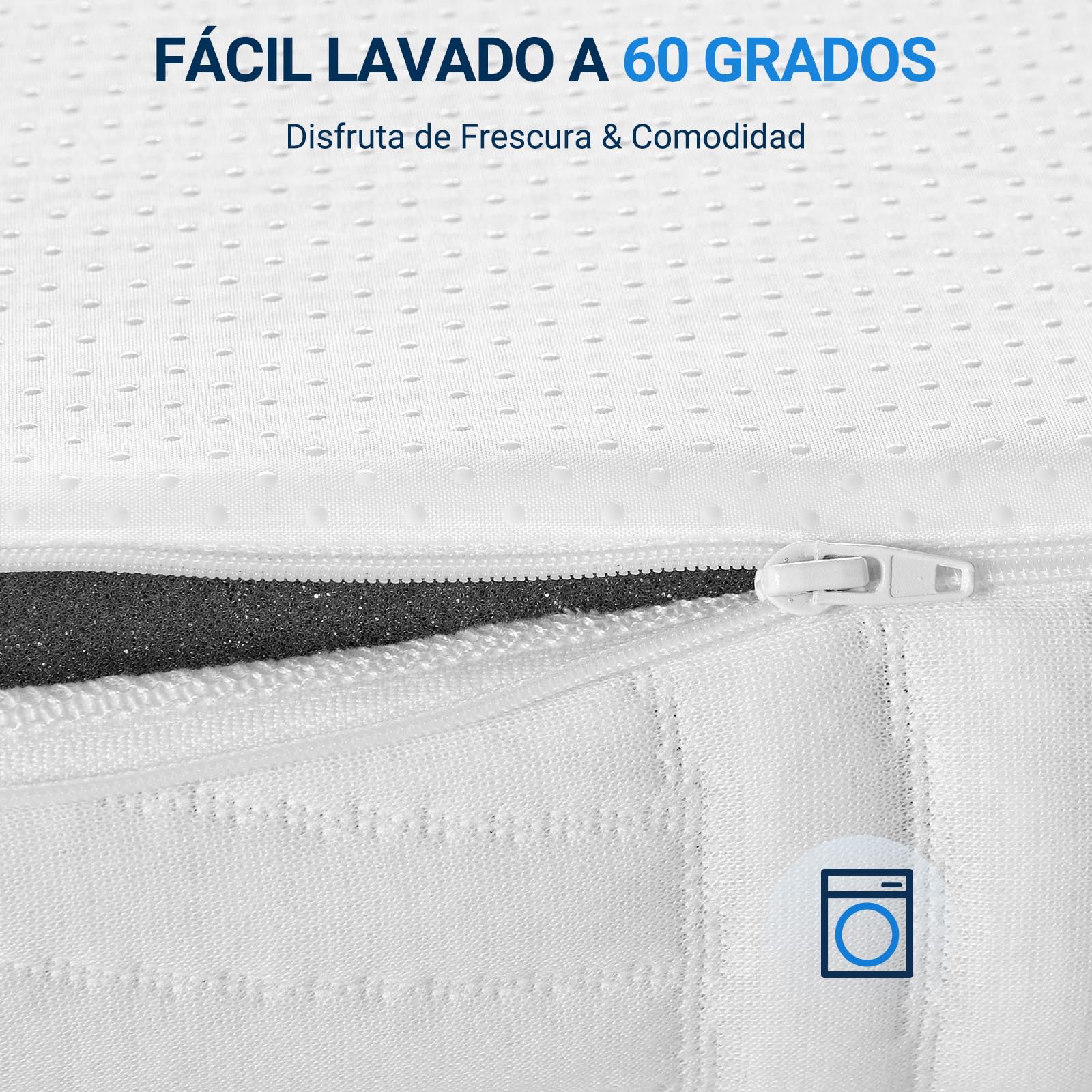 Avnco Sobrcolchón 80x200 7.5