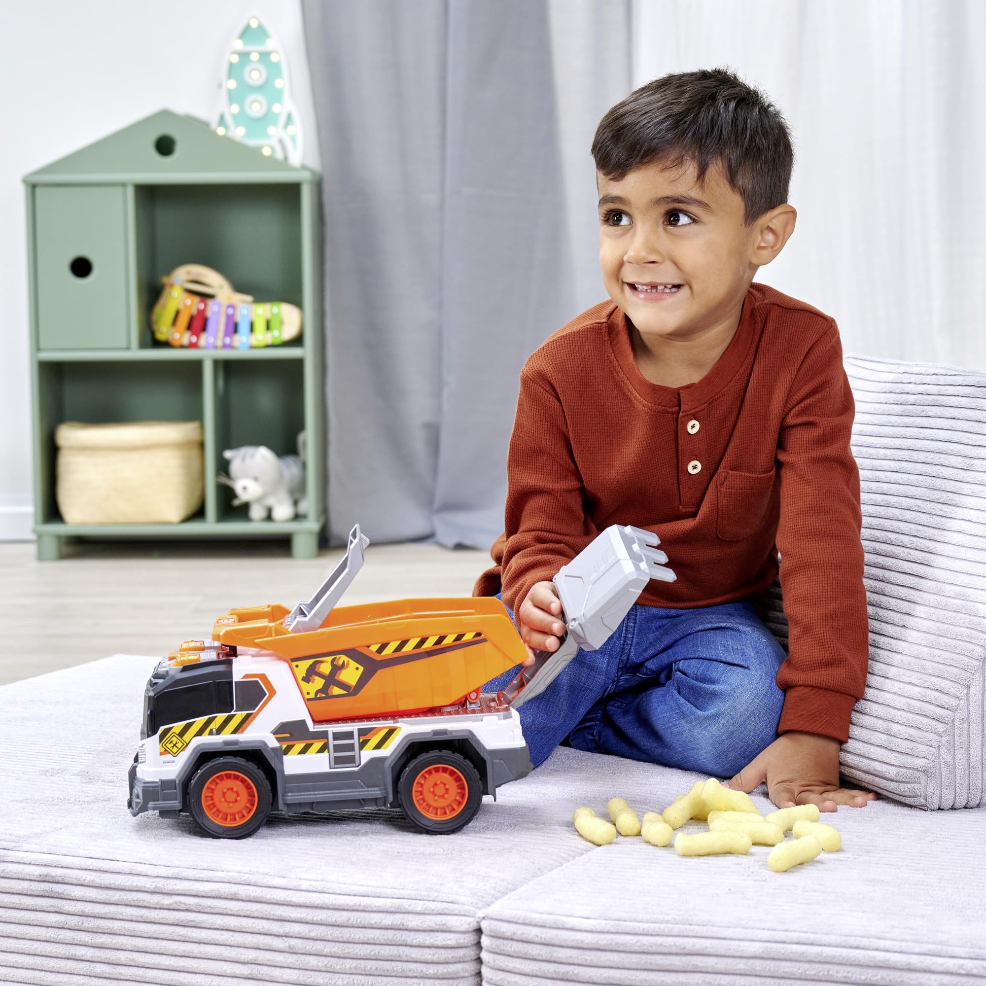 Dickie - Dump Truck cm. 30, Luci e Suoni - Giochi Giachi S.r.l