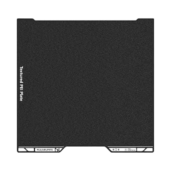 H2D PEI Build Plate, 3D Printer Double Sided Black Textured PEI Platform with Identification Code for Bambu Lab H2D/H2S 355x346mm