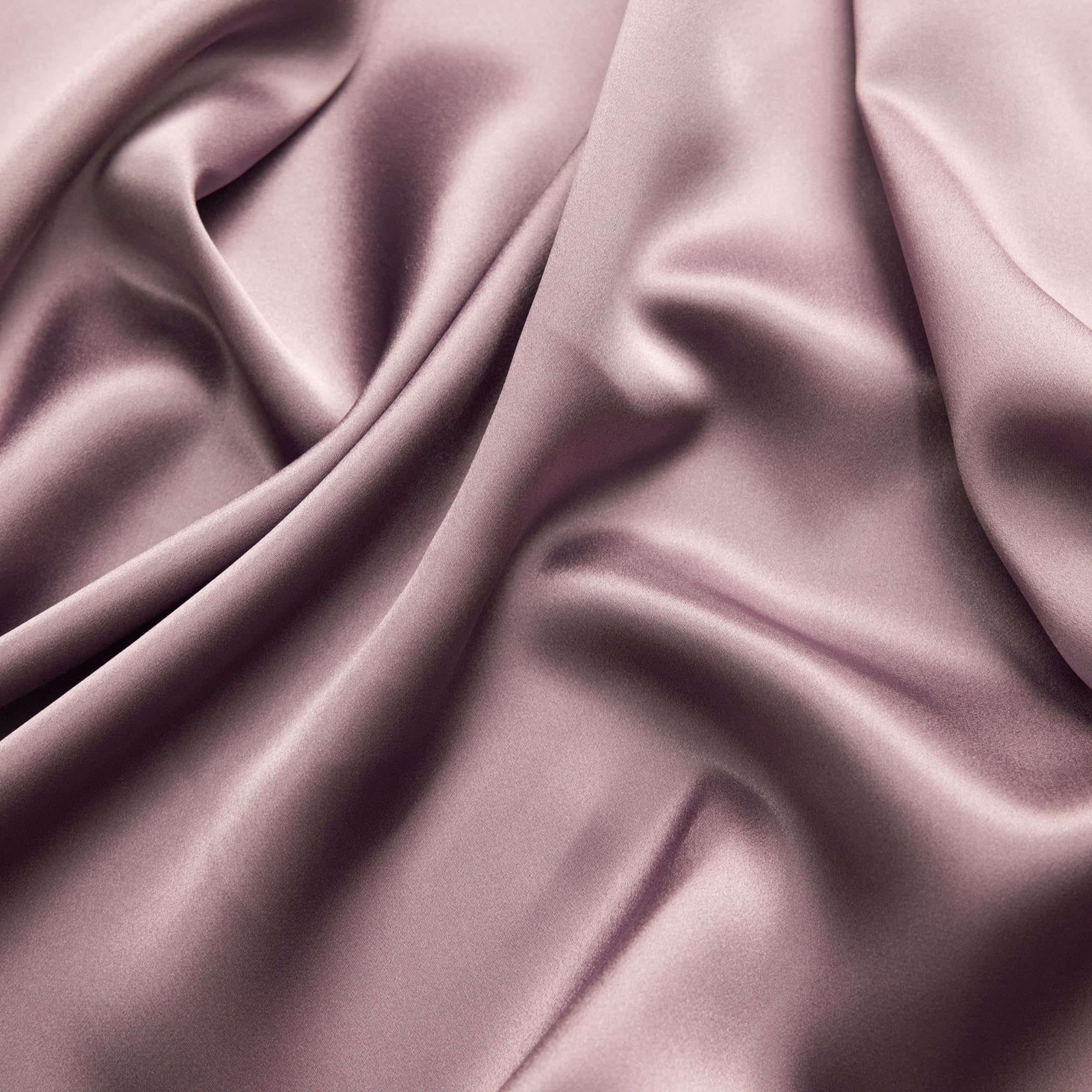 100% Pure Mulberry Silk Fabric by The Yard – Premium Solid Color Silk Fabric, Cut-to-Size, Soft and Luxurious for Sewing, DIY Crafts, Dresses, Bedding (Midnight Lavender)