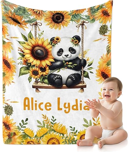 Miniatura 18 de Envío al día siguiente impreso en Estados Unidos - Manta de bebé personalizada, mantas de bebé personalizadas para niños y niñas con nombre, regalos