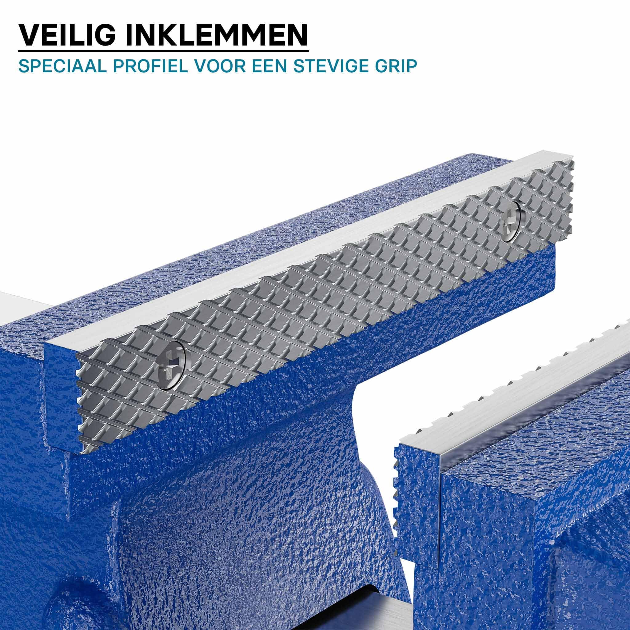 Bankschroef Aambeeld 240° Draaibaar 1,5-4,5 Cm Span Werkbank Bankschroef P 010555314760